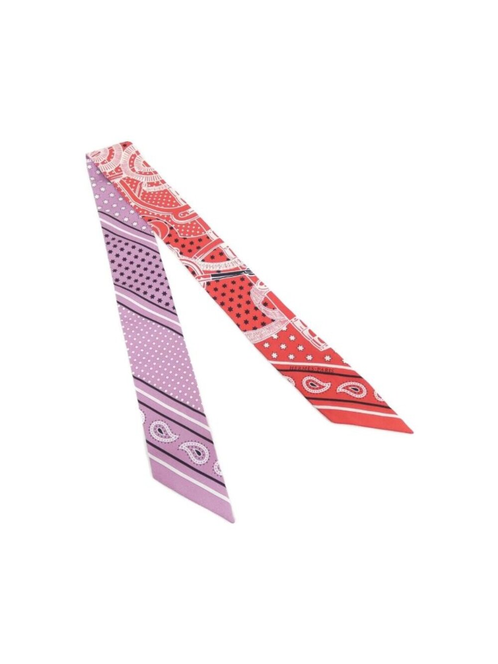 Hermes Ereron D'or Cut Twilly Scarf